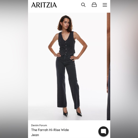 Denim Forum Jeans The Farrah from Aritzia Size 29 - Picture 3 of 4